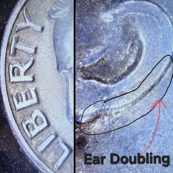 READ 1969-D/D 10C RPM FS-501 Roosevelt Dime Double Ear In COD We Trust Errors - Picture 4 of 10